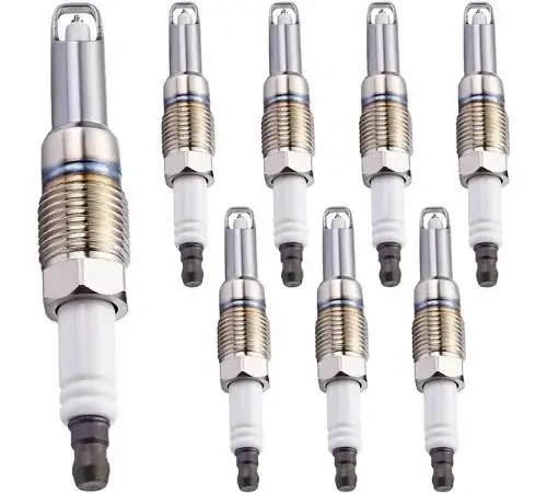 ENA Set of 8 Platinum Spark Plugs Compatible with Ford Lincoln F 150 5.4L