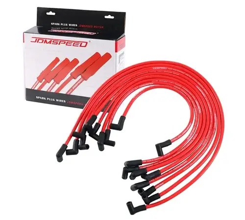 JDMSPEED 10.5mm Spark Plug Wire Set With 90 Degree Boots on Both Ends
