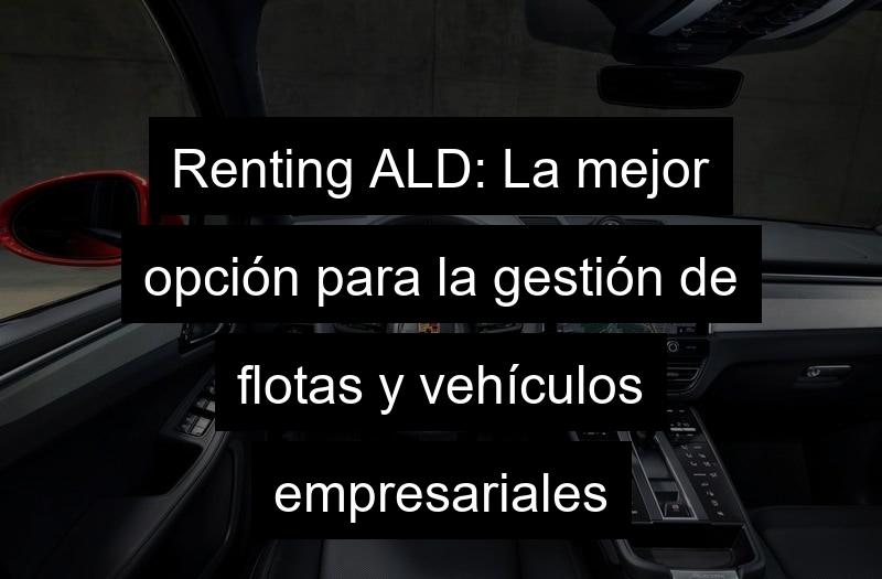 Renting ALD 2