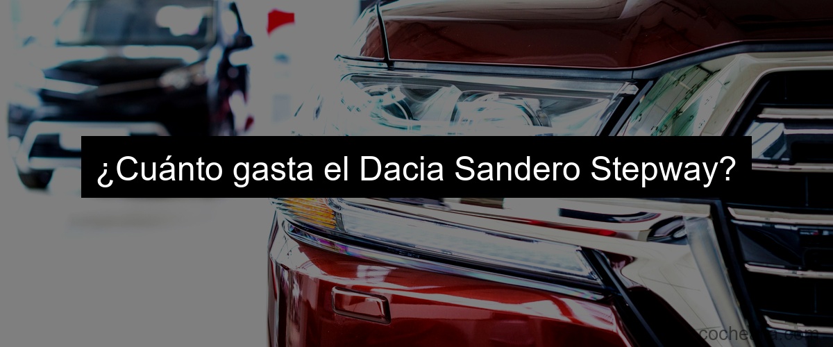 ¿Cuánto gasta el Dacia Sandero Stepway?