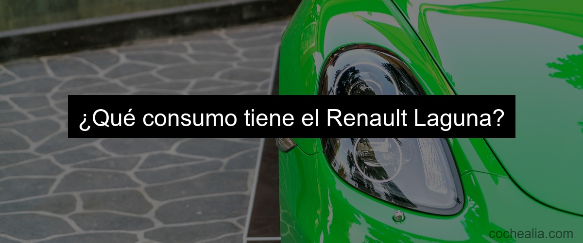 ¿Qué consumo tiene el Renault Laguna?